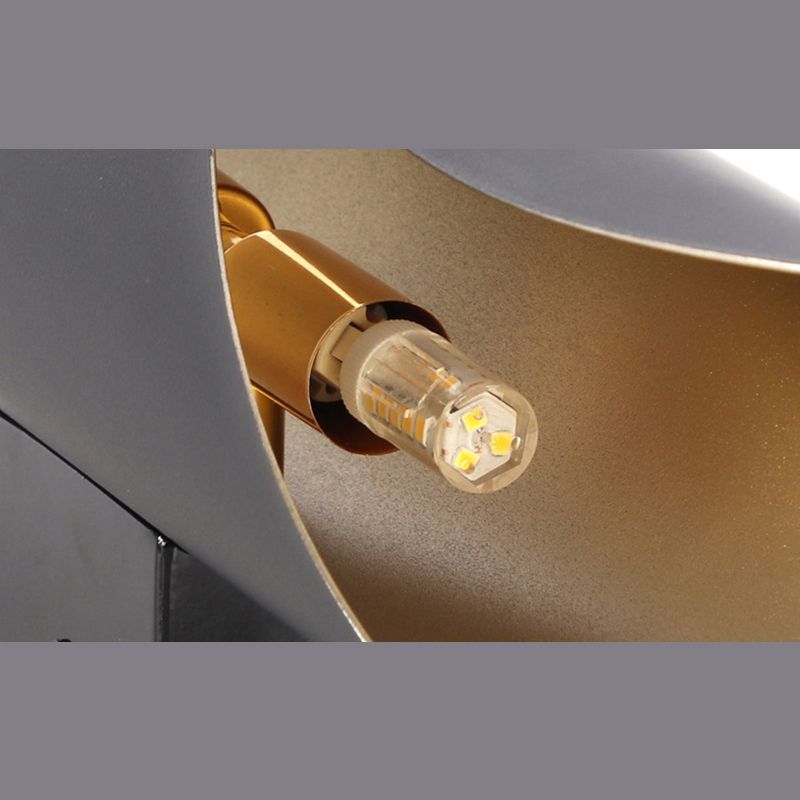 18.8" Post-modern Style Metal Wall Lamp 2-Lights Creative Sconce Lighting for Hallway Dining Room