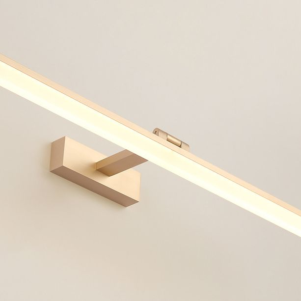 Acrylschatten 180 ° Verstellbares LED-Eitelkeitslicht Anti-Fogge wasserdichtes Make-up-Spiegellampe für Bad Waschtisch