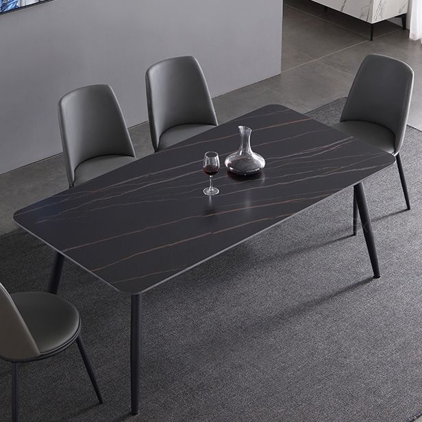 Sintered Stone Home Dining Table Industrial Dining Room Table