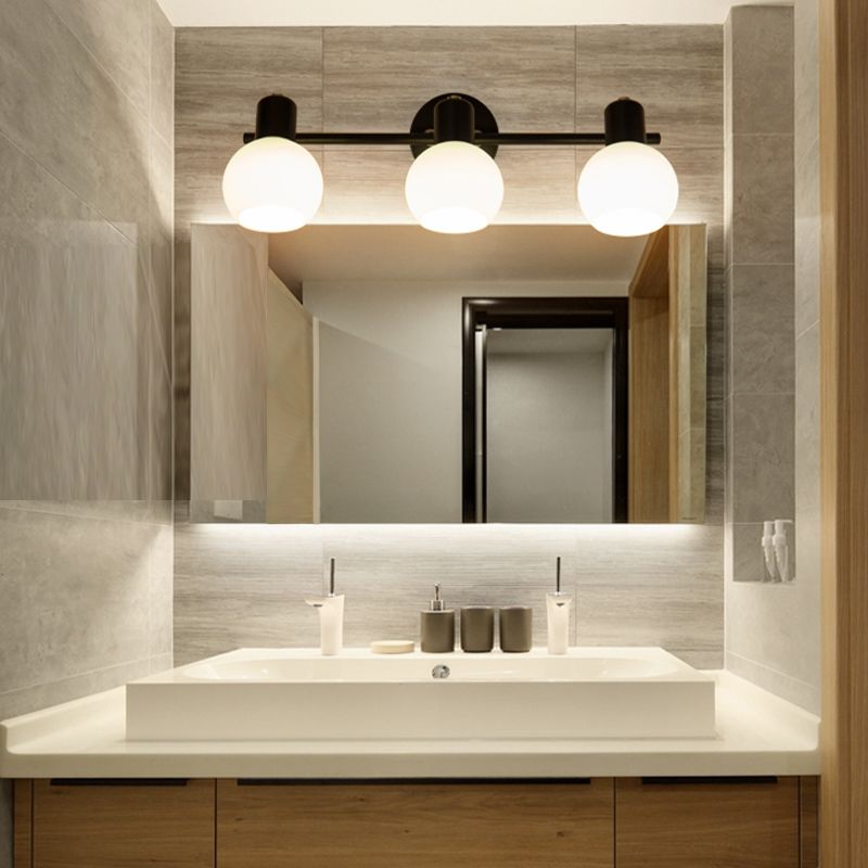 Sfere per il bagno di lampada con applique da bagno in stile minimalista illuminazione da parete