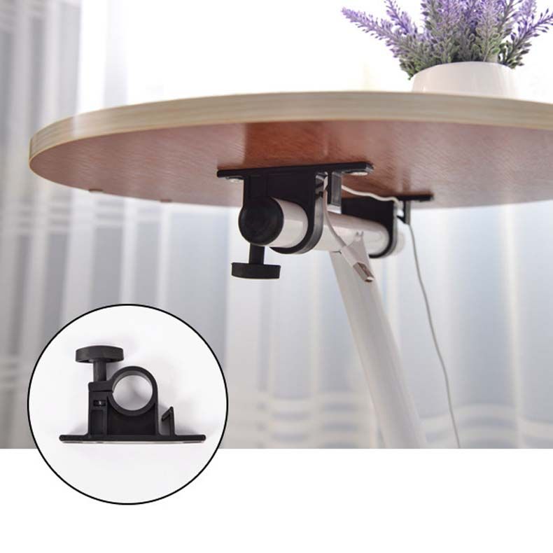Contemporary Side End Table Round End Slide Table for Living Room