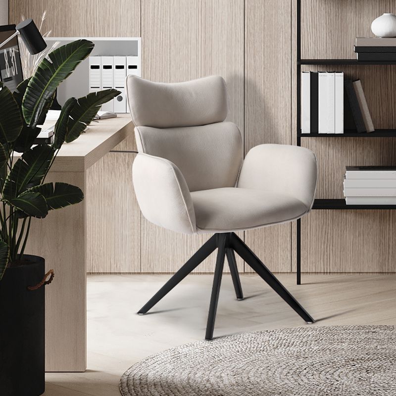 Armless Office Chair No Wheels Desk Chair for Living Room Home