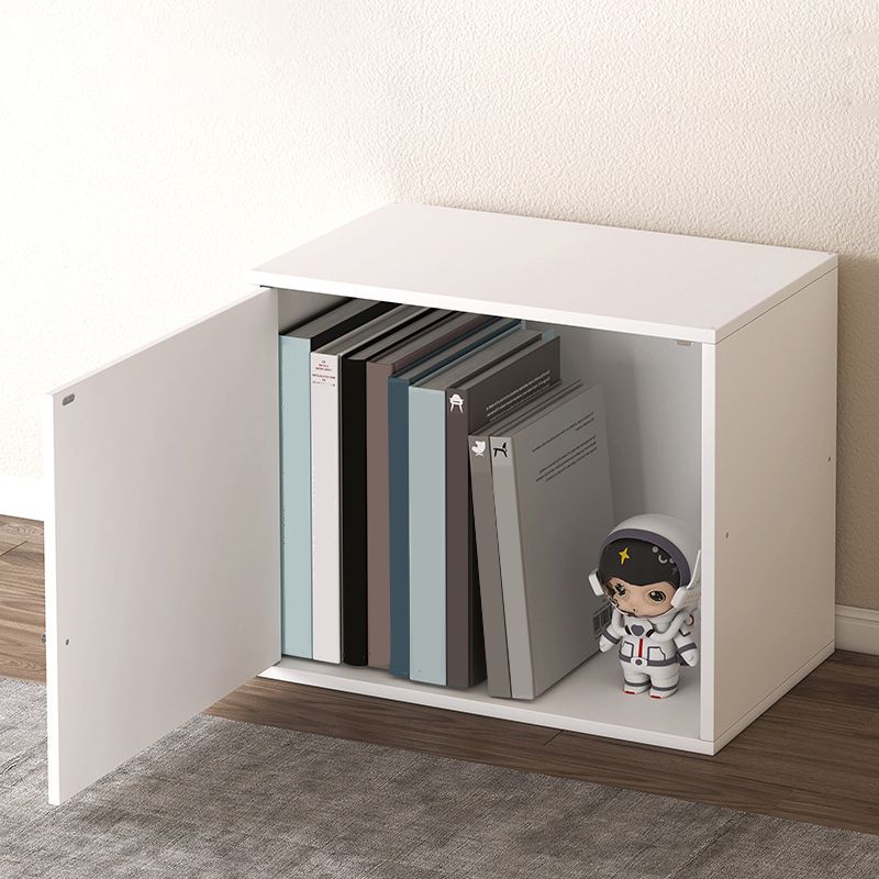 Wood Bookcase Scandinavian Bookshelf, 13.78" L x 9.45" W x 13.78" H