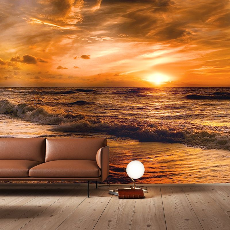 Beach Photography Environment Friendly Mural Wallpaper Bedroom Wall Mural