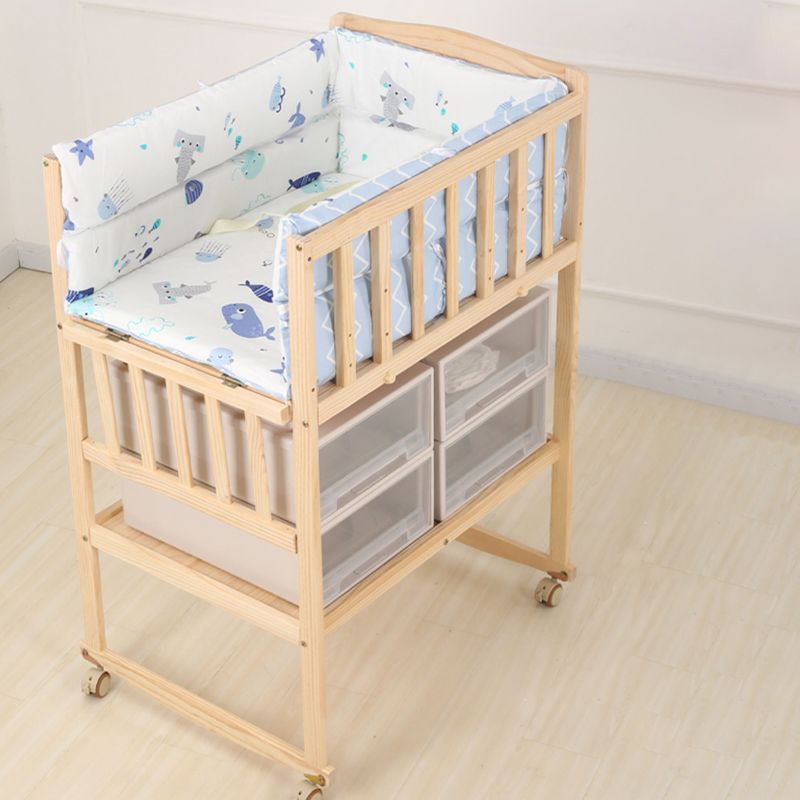 Wooden Baby Changing Table Changing Table with Storage Changing Table