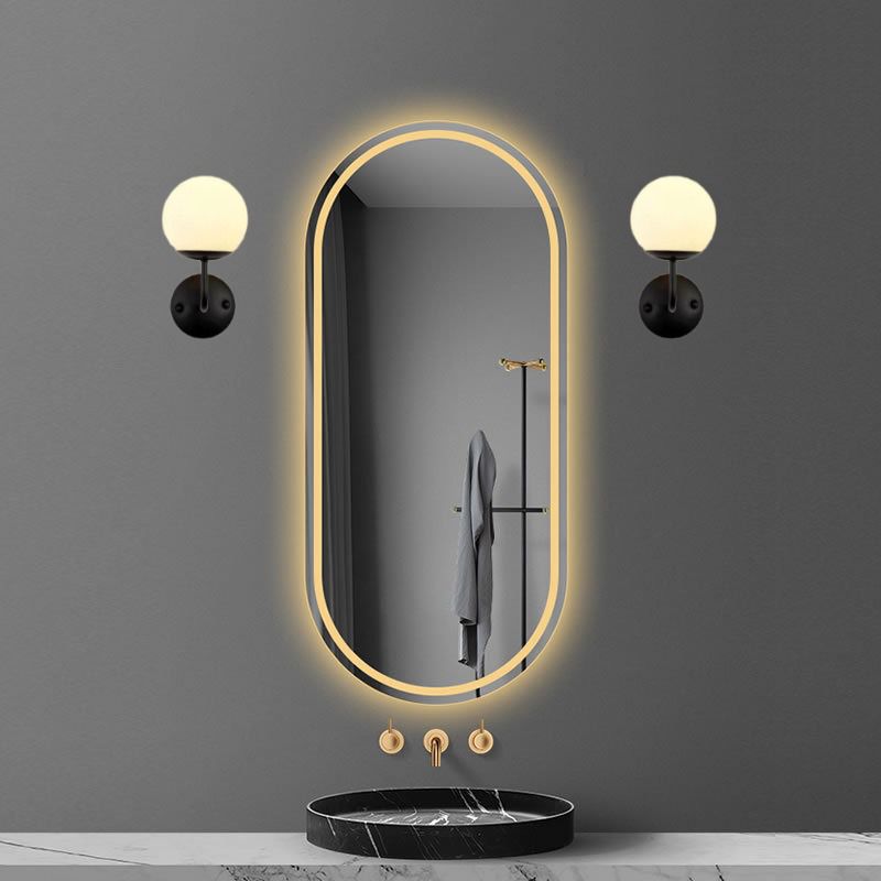 Nordic Style Metal Vanity Light Ball Shape Vanity Lamp for Shower Room