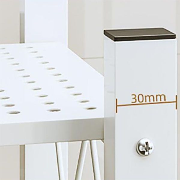 Modern Carbon Steel Bookcase with Folding Geometric Bookshelf for Any Room