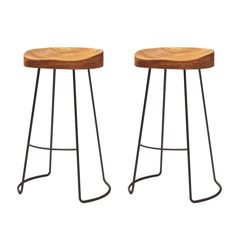 1/2/5 Pcs Light Brown Pine Wood Bar Table Set with Wooden Stools for Living Room