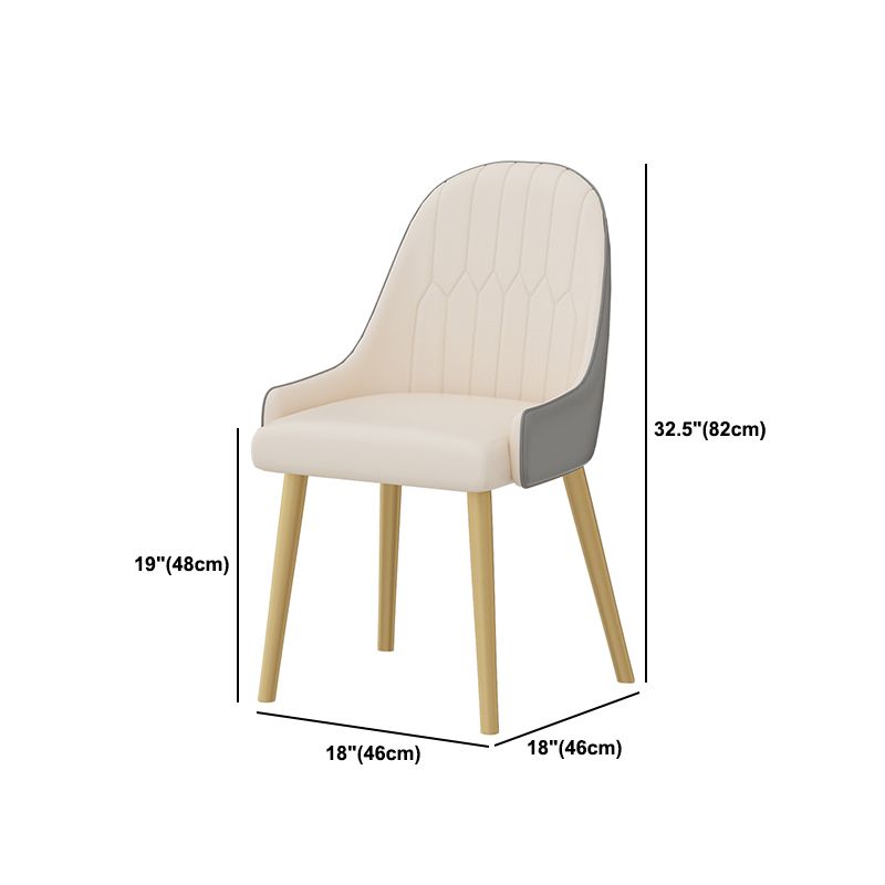 Nordic 1/2/5 Pieces Dining Set White Stone Top Dining Furniture