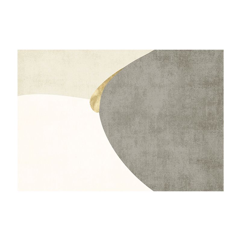 Tapis Chic et moderne, bloc de couleurs, en Polyester, avec envers antidérapant, pour la décoration de la maison