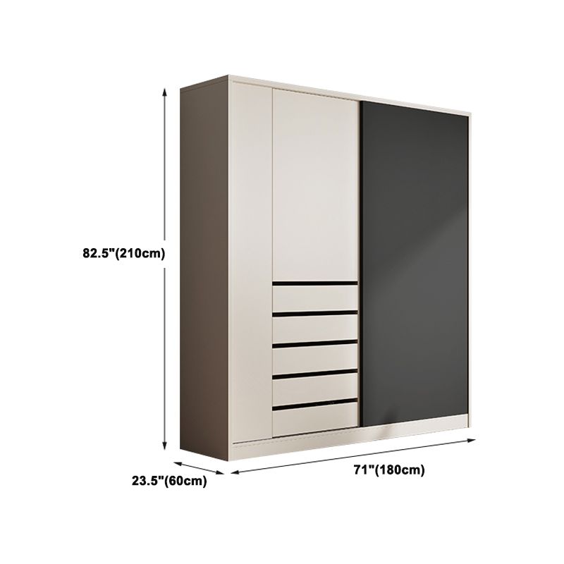 Manufactured Wood Storage Cabinet Contemporary Cabinet with Drawers