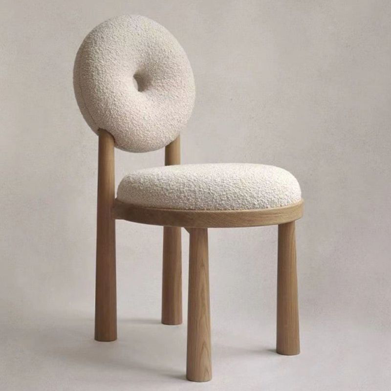 Upholstered Armless Dining Chairs King Louis Back Side Chair