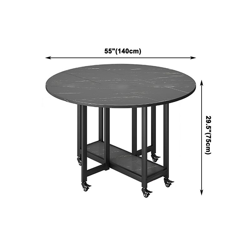 Midcentury Style Round Furniture Solid Wood Dining Table for Dining Room