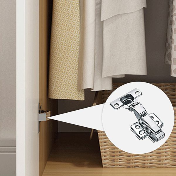 Light Wood Finish Cabinet for Bedroom Contemporary Engineered Wood Storage Cabinet