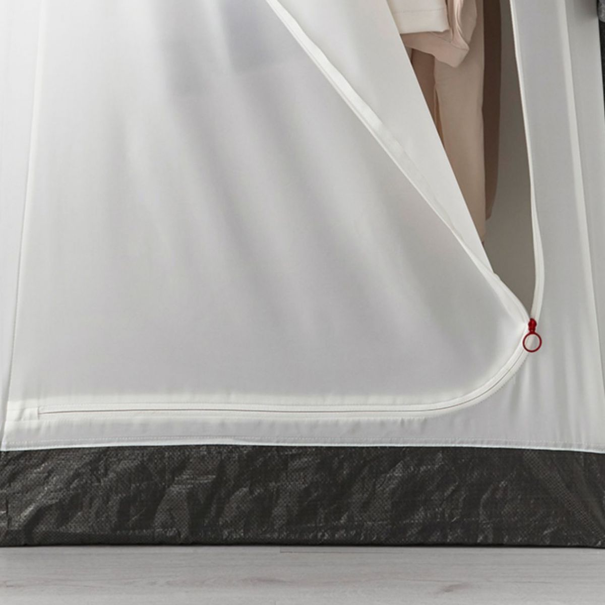 Modern Freestanding Wardrobe Armoire Metal Wardrobe with Clothes Rail