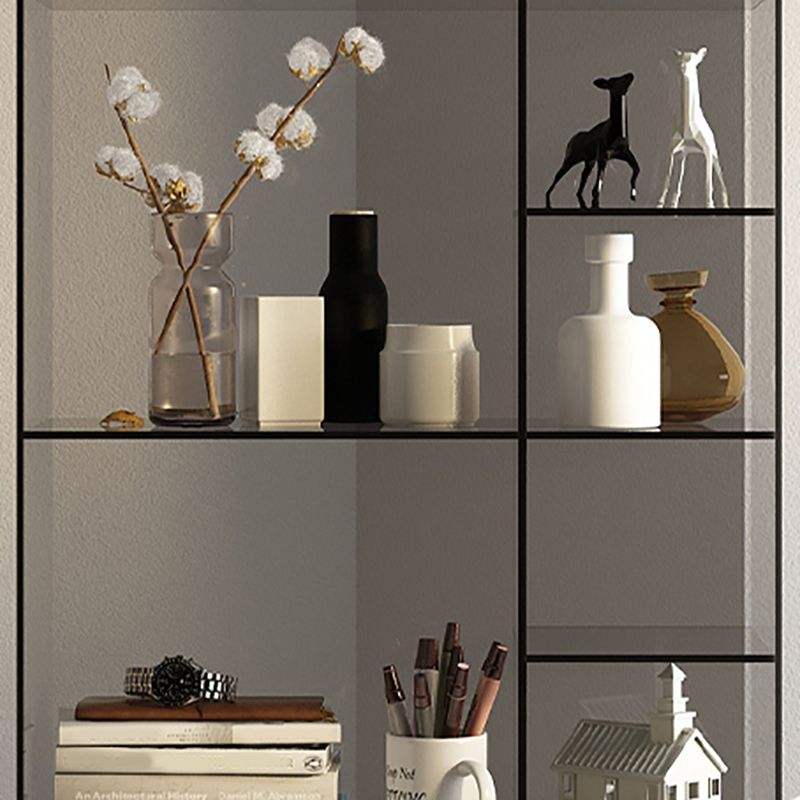 Libreria standard acrilica scandinava, libreria chiusa, 23,6 "L x 9,84" W x 47.2 "H