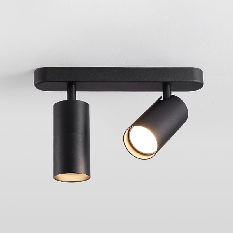 Nordic Style Ceiling Light Cylinder Shape Ceiling Lamp with Aluminum Shade for Bedroom