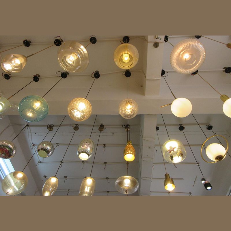 1 ascensore a soffitto leggero moderno vetro appeso per il ristorante