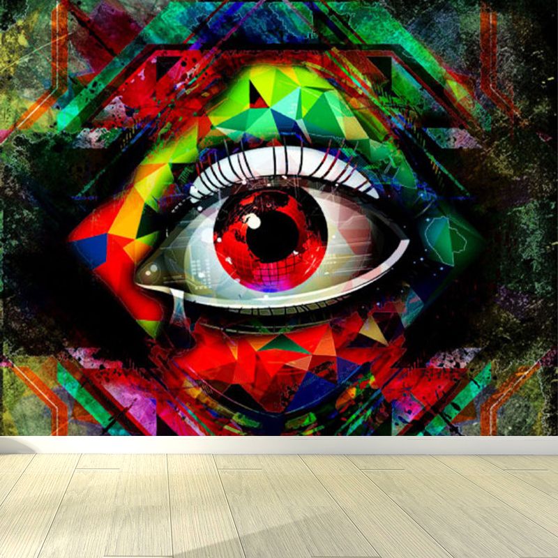 Cool Graffiti Mural Wallpaper for Boys Bedroom Entertainment Wall Decor, Made to Measure