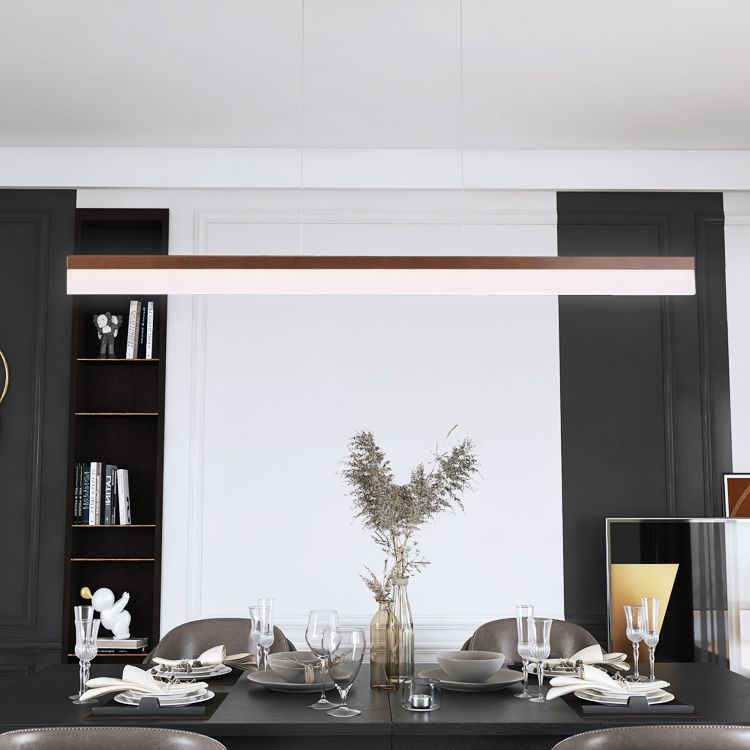 Luci del lampadario dell'isola moderna LED LED AFFEFIZIONE APPLICO LAGUE PER LA PAGA