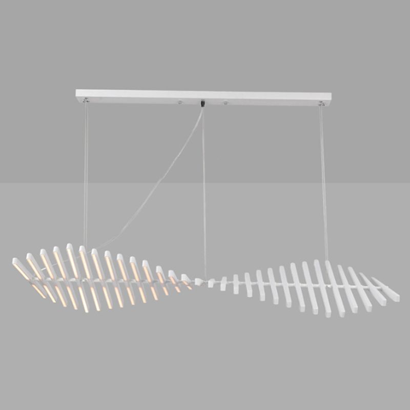 Nordic LED Island Lighting Fixture Creative Metal Pendant Light for Dining Room