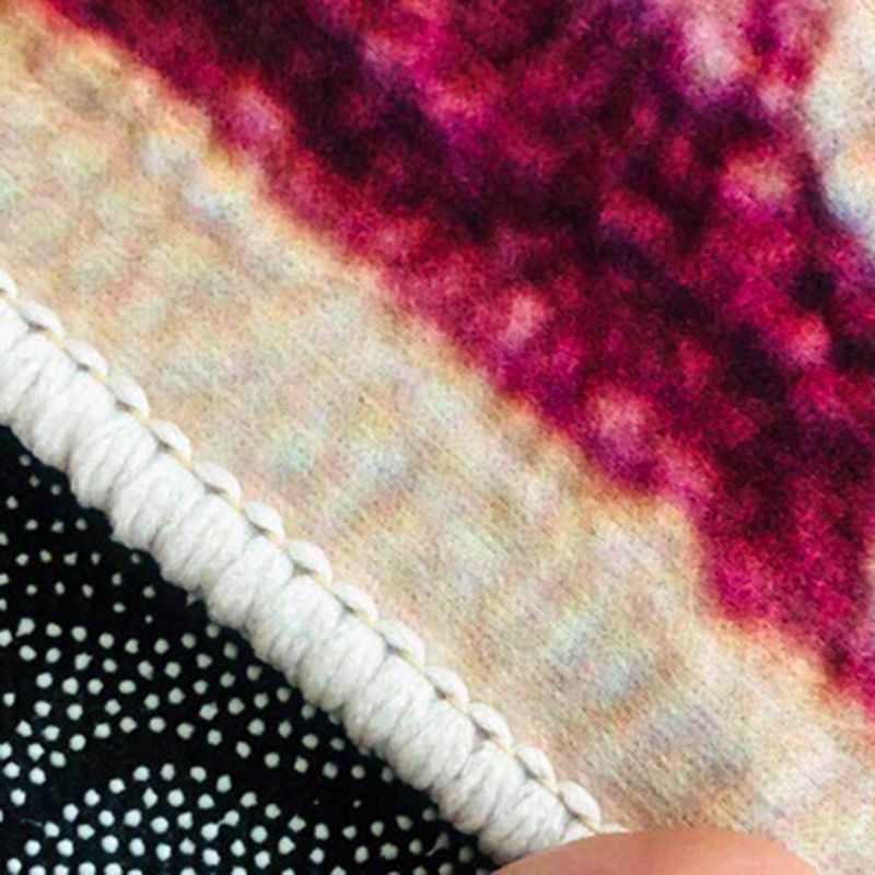 Modern Indoor Rug Leisure Abstract Print Polyster Carpet Non-Slip Area Rug for Living Room