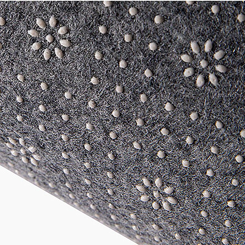 Grey Living Room Carpet Modern Chenille Abstract Pattern Area Rug Stain Resistant Washable Rug