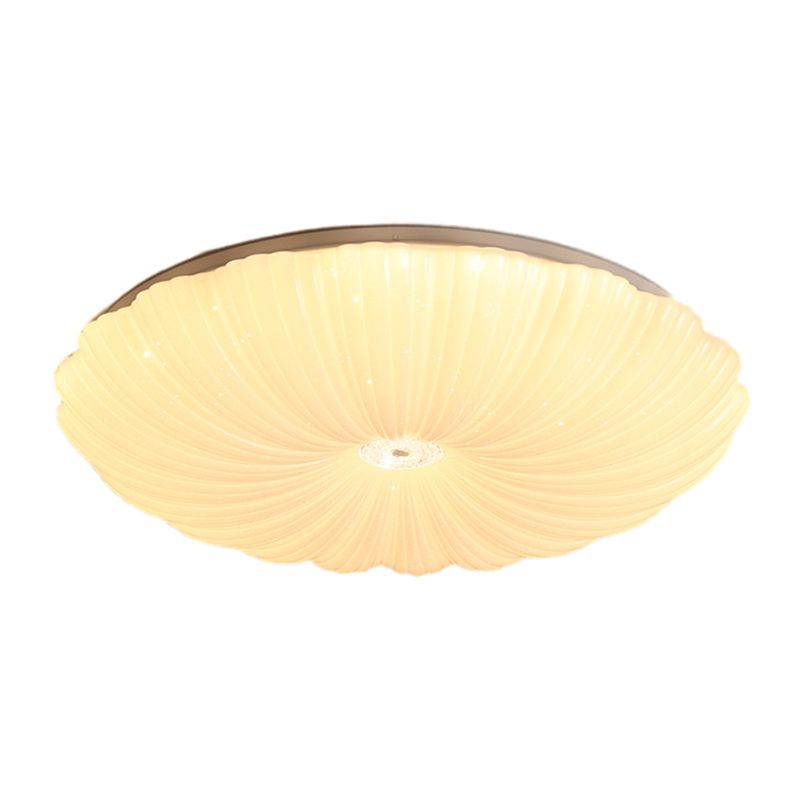 Round LED Ceiling Light Modern Ceiling Mount Light with Acrylic Shade for Kid's Room