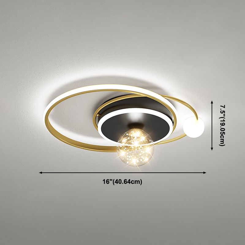 LED Flush Mount Ceiling Light Fixtures Contemporary Flush Lighting for Living Room