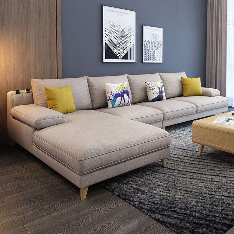 34,6 "cuscino contemporaneo sezionale del braccio top alto.