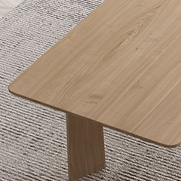 Rectangle Dining Room Set 1/5/6/7 Pieces Industrial Wooden Table and Armless Chiars