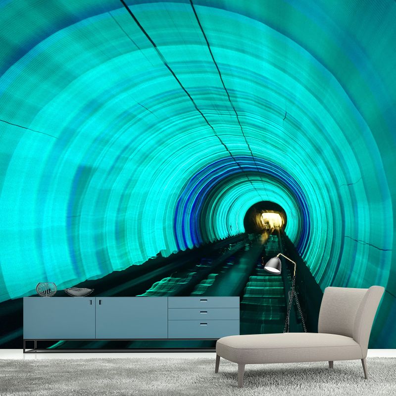 Space Extension Wall Mural Wallpaper Mildew Resistant Wall Covering for Bedroom