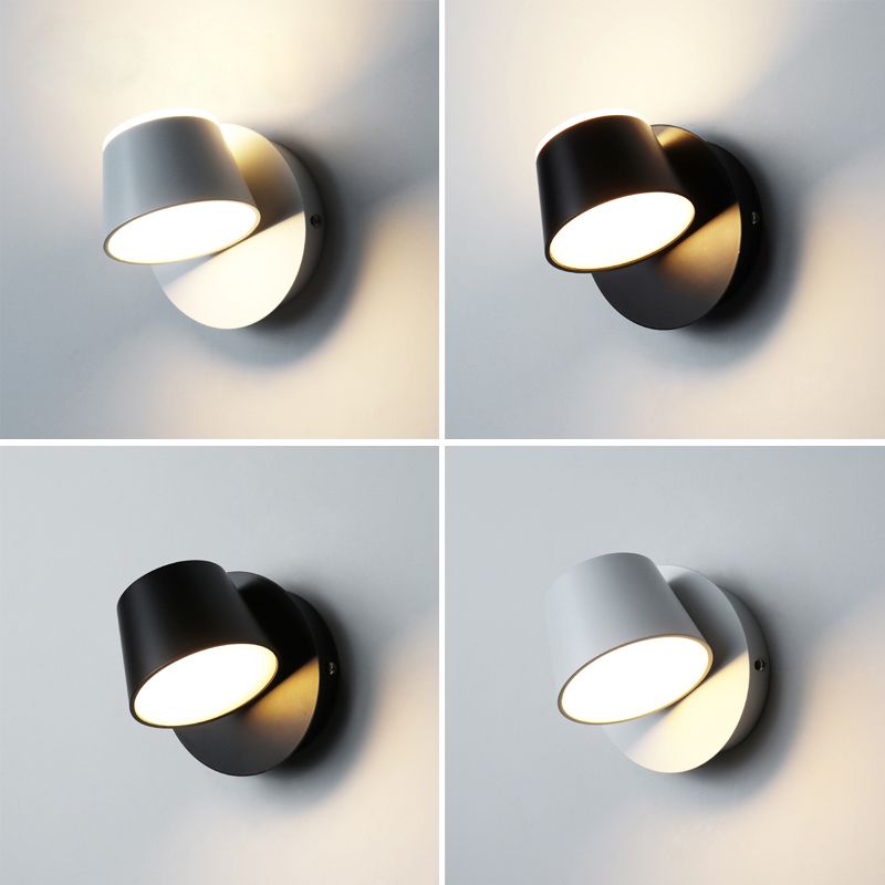 Moderne Kegel Flush Mont Mall Lights Aluminium Wandmontage Leuchte für Schlafzimmer