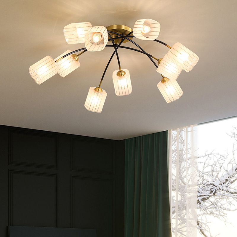 Metal Sputnik Shape Flush Mount Light Modern-Style Multi Lights Flush Ceiling Light