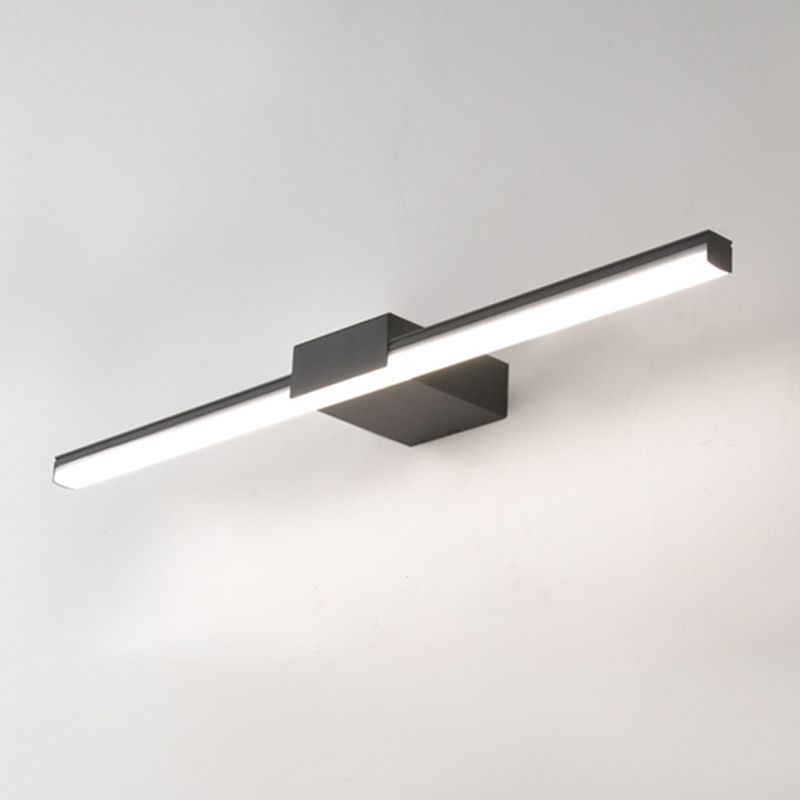 Modern Minimalist Style Linear Wall Mounted Vanity Lights Metal Vanity Wall Light Fixtures for Bathroom