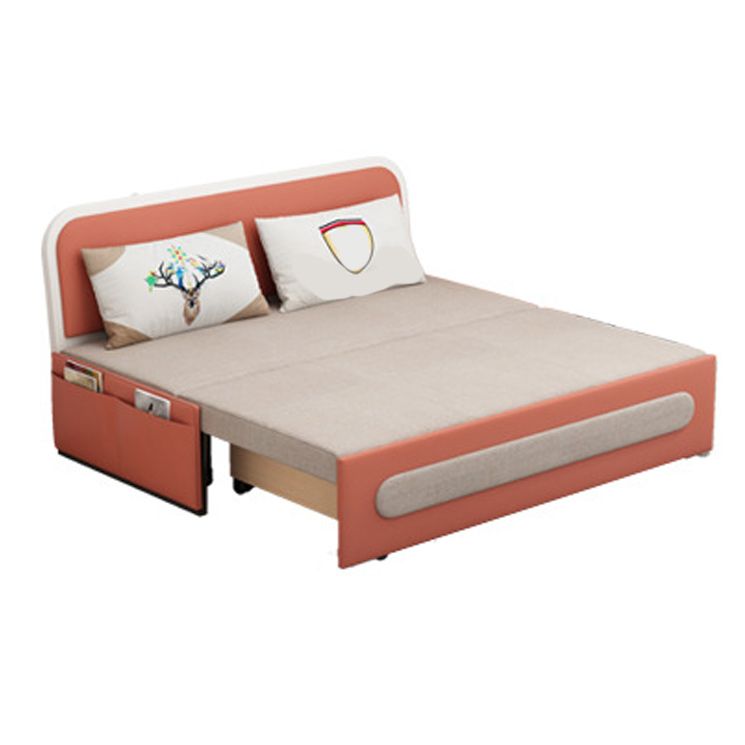 Pillow Included Sofa Futon Armless Cushion Back Convertible Sofa