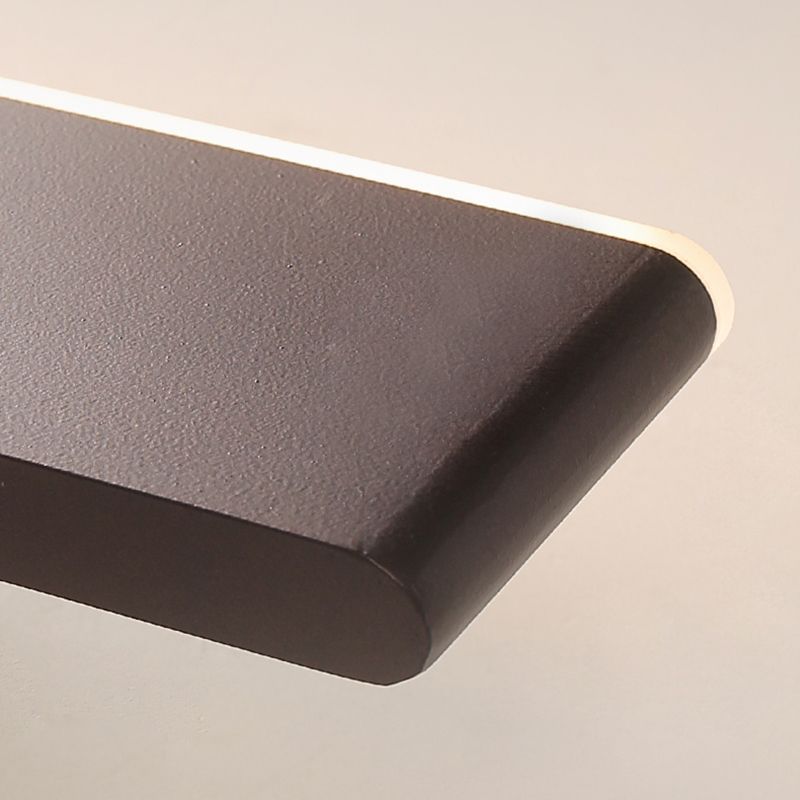 Modern Style Rectangle Shape Wall Sconce Metal 1 Light Wall Lighting for Bedroom
