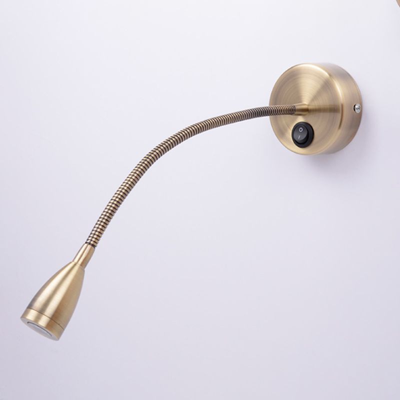 Armed Wall Lighting Simplicity Metal 1 Light Wall Sconces for Bedroom