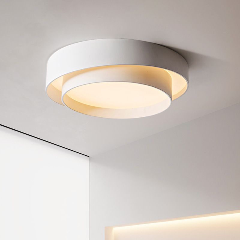 Luces de techo empotradas con pantalla acrílica de arte de hierro para sala de estar