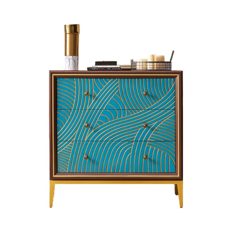 Manufactured Wood Storage Chest Glam Style Storage Chest Dresser