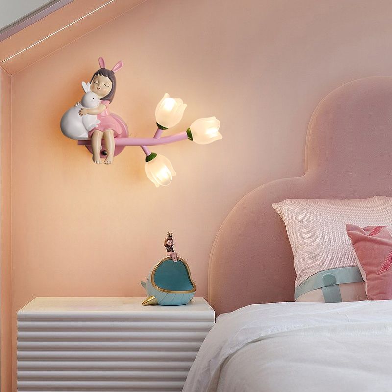 Modern Style Wall Light Fixture Colorful Wall Light Sconce for Bedroom