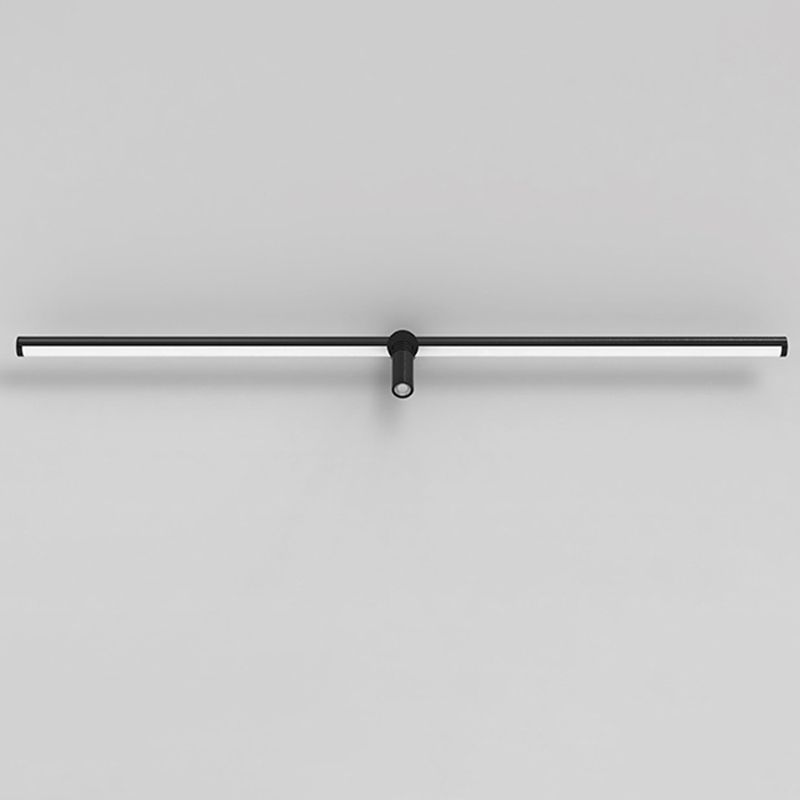 Moderne minimalistische stijl lineaire ijdelheid muur verlichting armaturen metaal 2 lichten ijdelheid lamp voor woonkamer