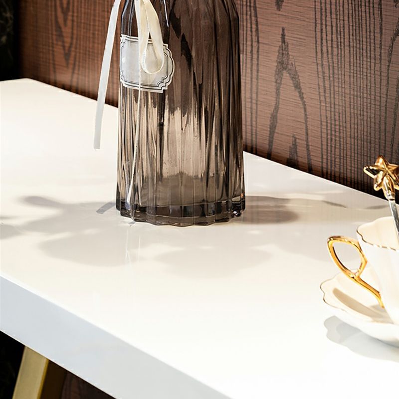 Glam Rectangular Pub Table Set 1/4 Pieces Bar Stool and Table Set