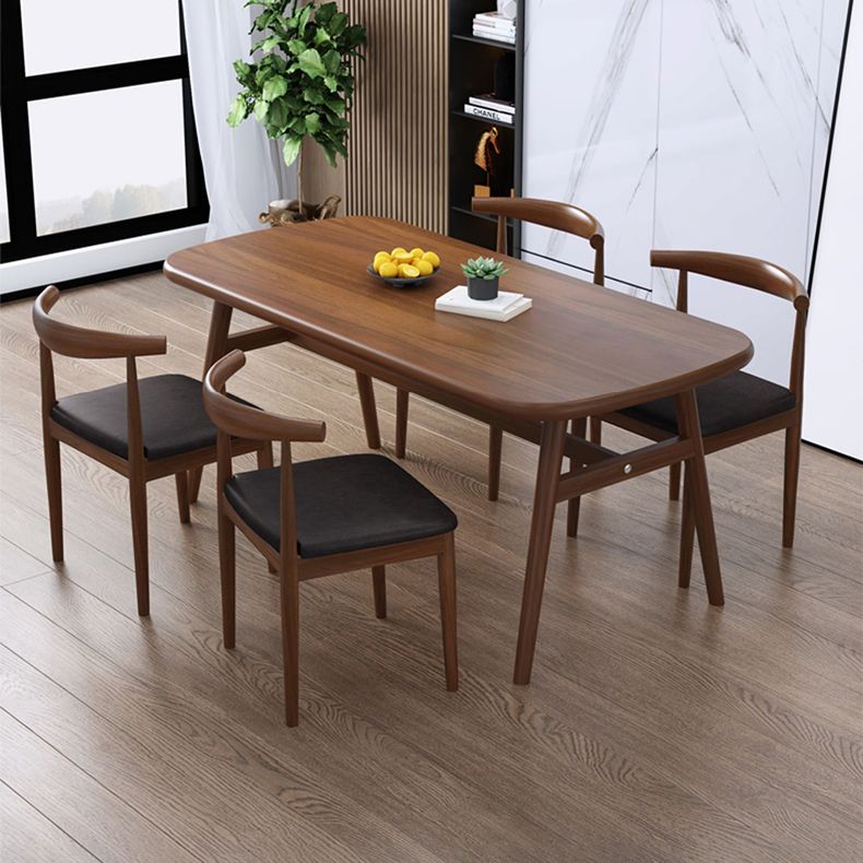 Modern Kitchen Wood Furniture of  Standard Height Formal Dining¬†Room¬†Table¬†Set