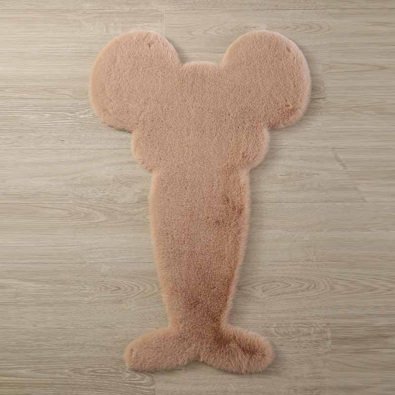Folw Pure Color Rug Plüsch Polyesterbereich Teppich Fleckenfester Teppich für Wohnkultur