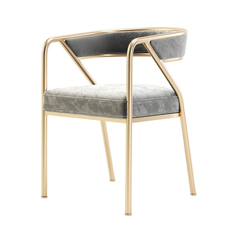 1/4/5/7 PCS Juego de comedor escandinavo de metal con juego de comedor de mesa rectángulo