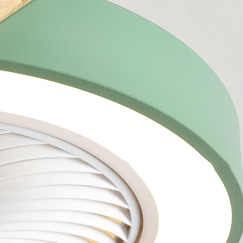 Ventilateur de plafond de style moderne Light à 1 lumière LED MONT PLAGE LEU