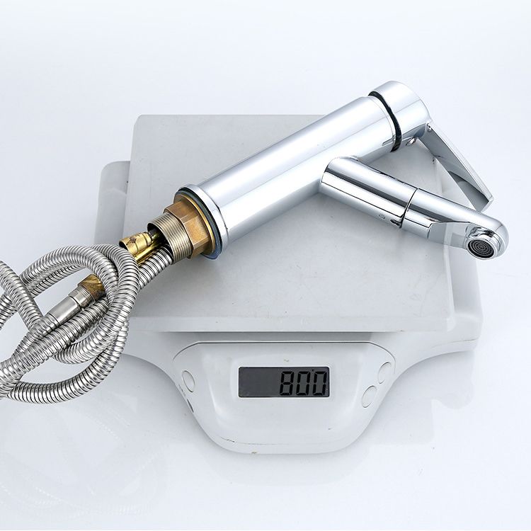 Contemporary Style Faucet Single Handle Vessel Sink Bathroom Faucet