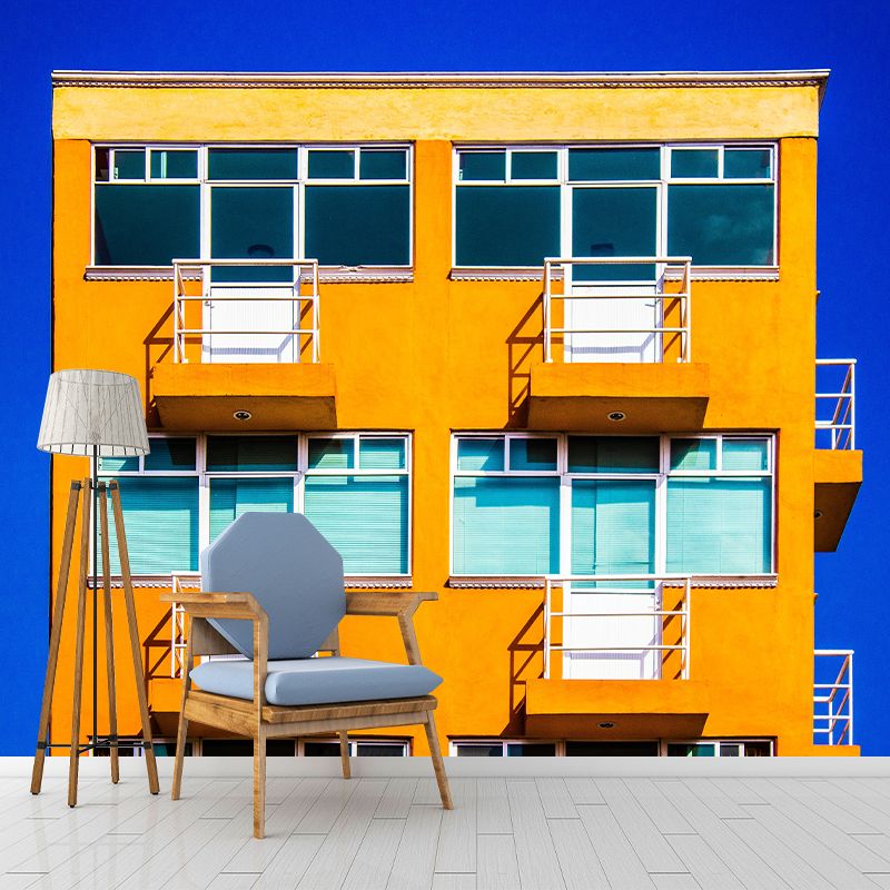 Dubai City Architectural Mural Modern Minimalist Decorative for Meeting Room