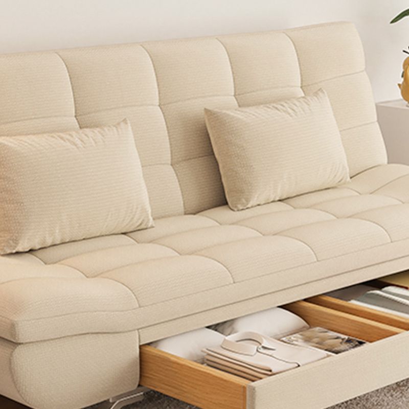 21" Wide Glam Sleeper Sofa Pillow Included Storage Sleeper Sofa